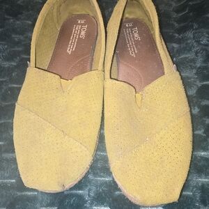TOMS Ochre Suede Slip-On Shoes